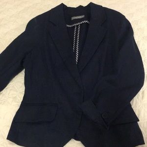 Linen blazer navy S